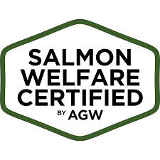 AGW Salmon Welfare Certified Logo.