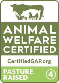 Animal Welfare Certified Pasture Raised Logo.