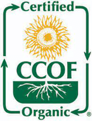 CCOF Certified Organic Logo.