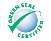 Green Seal Certified Checkmark Logo.