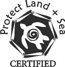 Protect Land Sea Certified Turtle Logo.