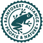 Rainforest Alliance Certified Frog Logo.