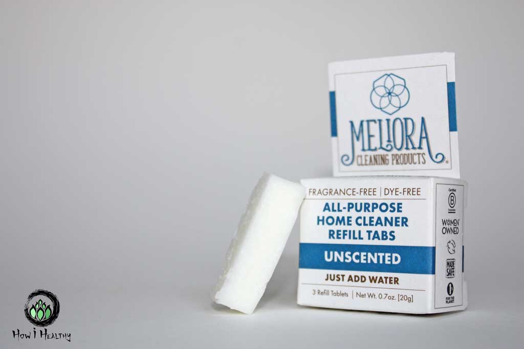 Meliora® multipurpose zero waste cleaning tablets.