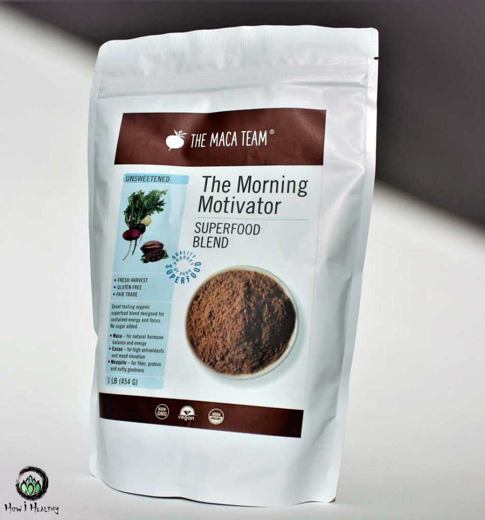 The Morning Motivator coffee alternative by The Maca Team®.