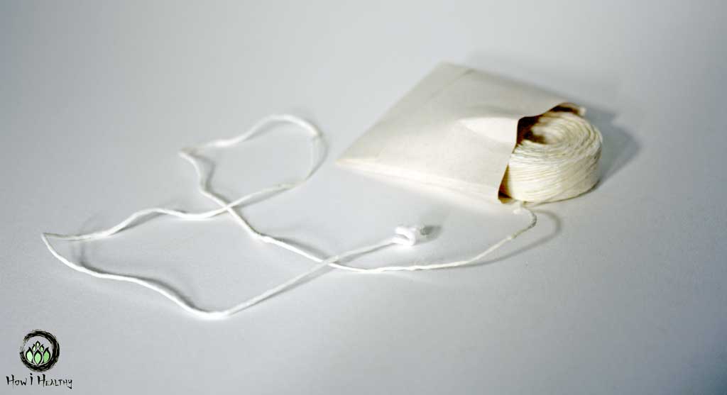 RADIUS® unrolled white silk floss.