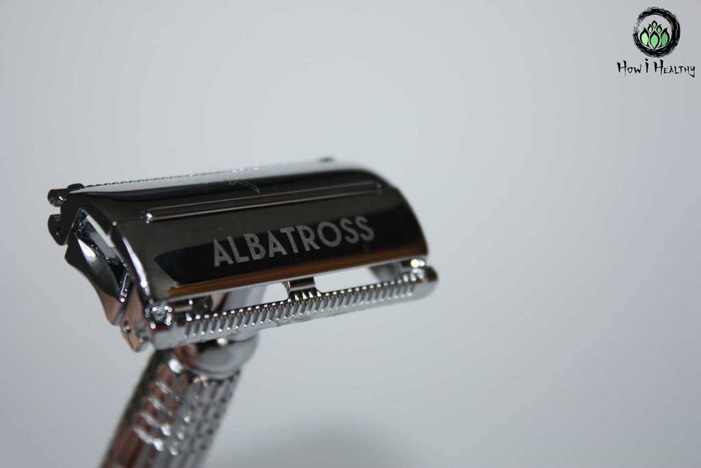 Albatross razor head showing company name across the top.