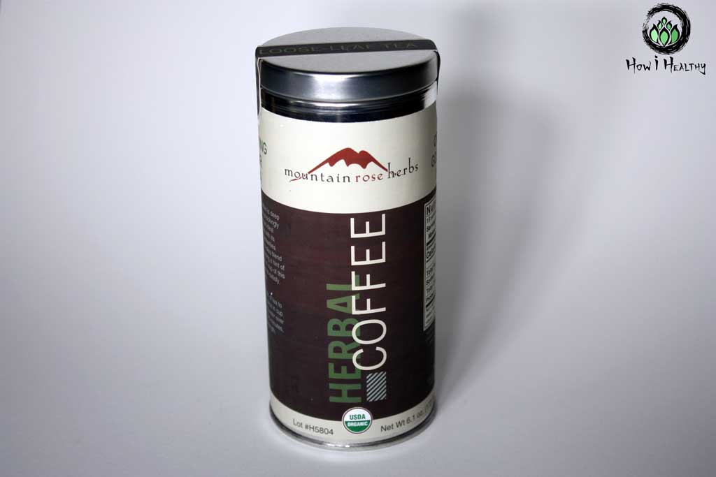 Organic certified herbal maca coffee aluminum tin.