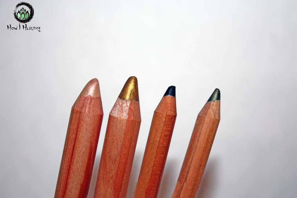 Elate® gold eyeliner wooden pencil tip.