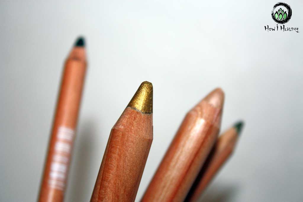 Elate® gold eyeliner wooden pencil tip.