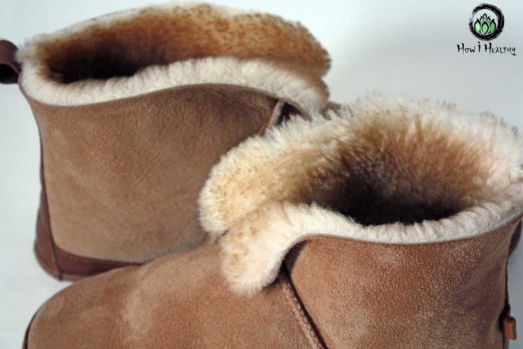 Softstar Shoes top fleece sheepskin slipper.