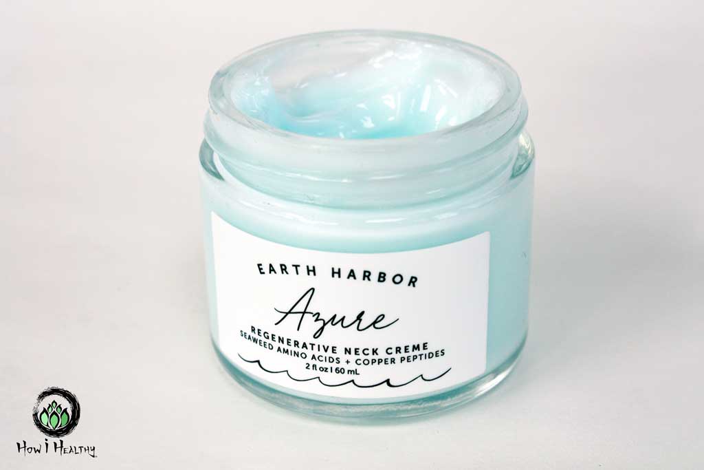 Azure neck cream without lid.